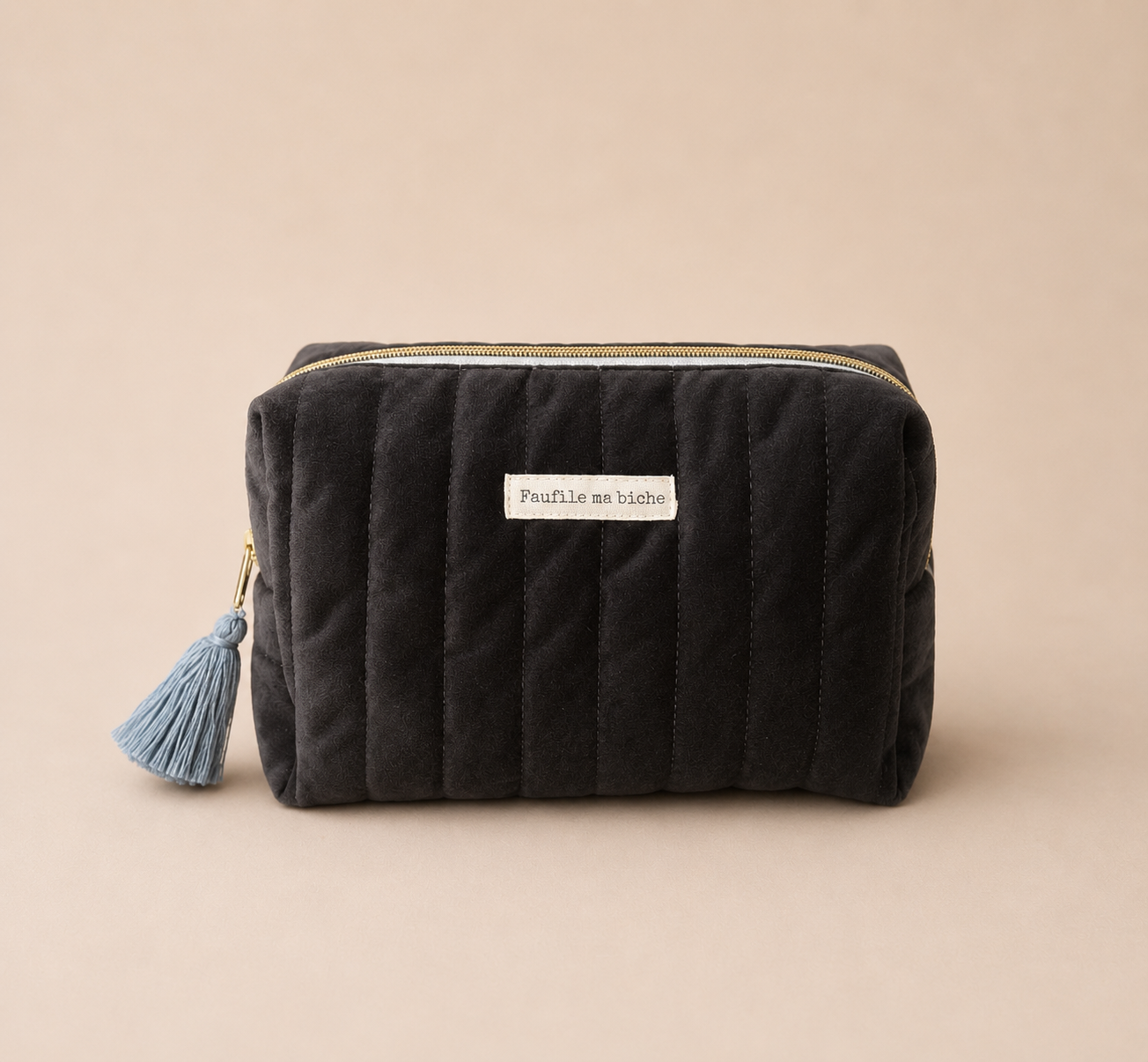 Trousse de toilette Zanzibar - Bleu de Prusse - Elégante et personnalisable