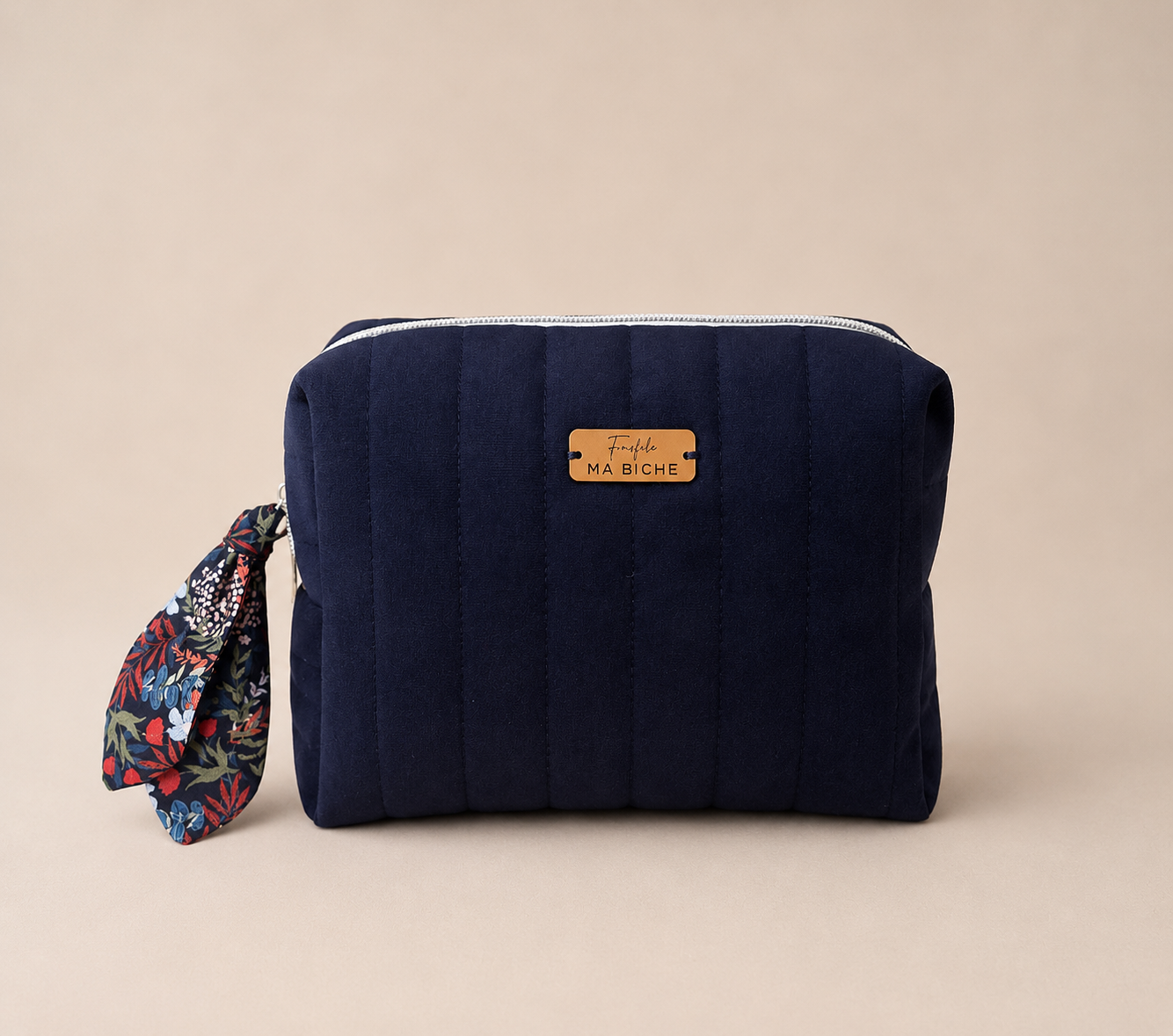 Trousse de toilette Zanzibar - Bleu de Prusse - Elégante et personnalisable