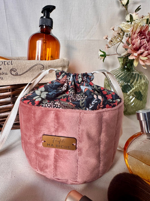 Pochon Zanzibar - Rose poudré - Pratique et chic