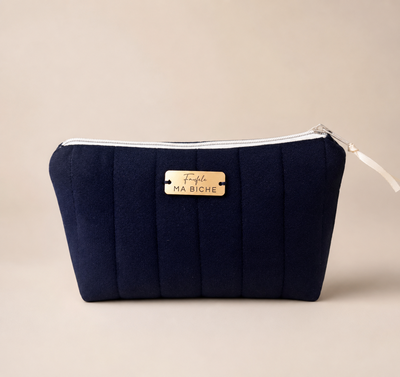 Trousse beauté Zanzibar - Bleu de Prusse - Chic et à votre image