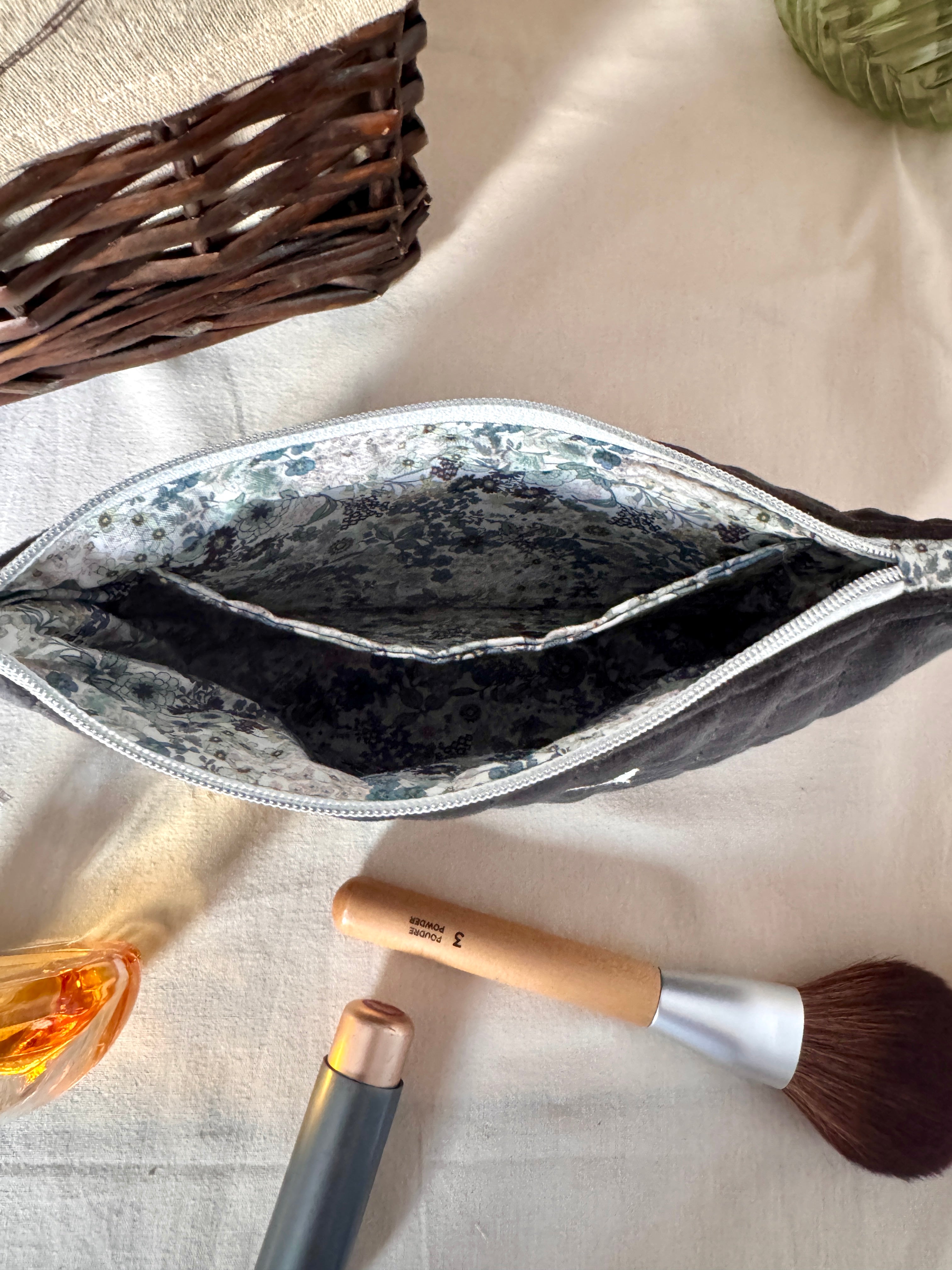 Trousse beauté Zanzibar - Gris cendré - Chic et à votre image