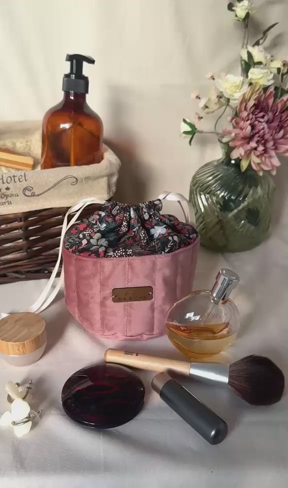 Pochon Zanzibar - Rose poudré - Pratique et chic