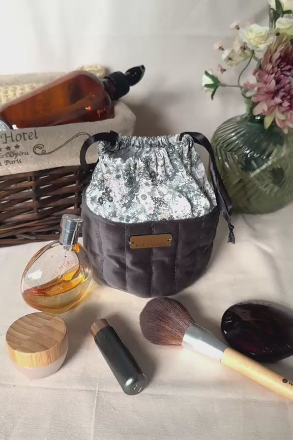 Pochon Zanzibar - Gris cendré - Pratique et chic