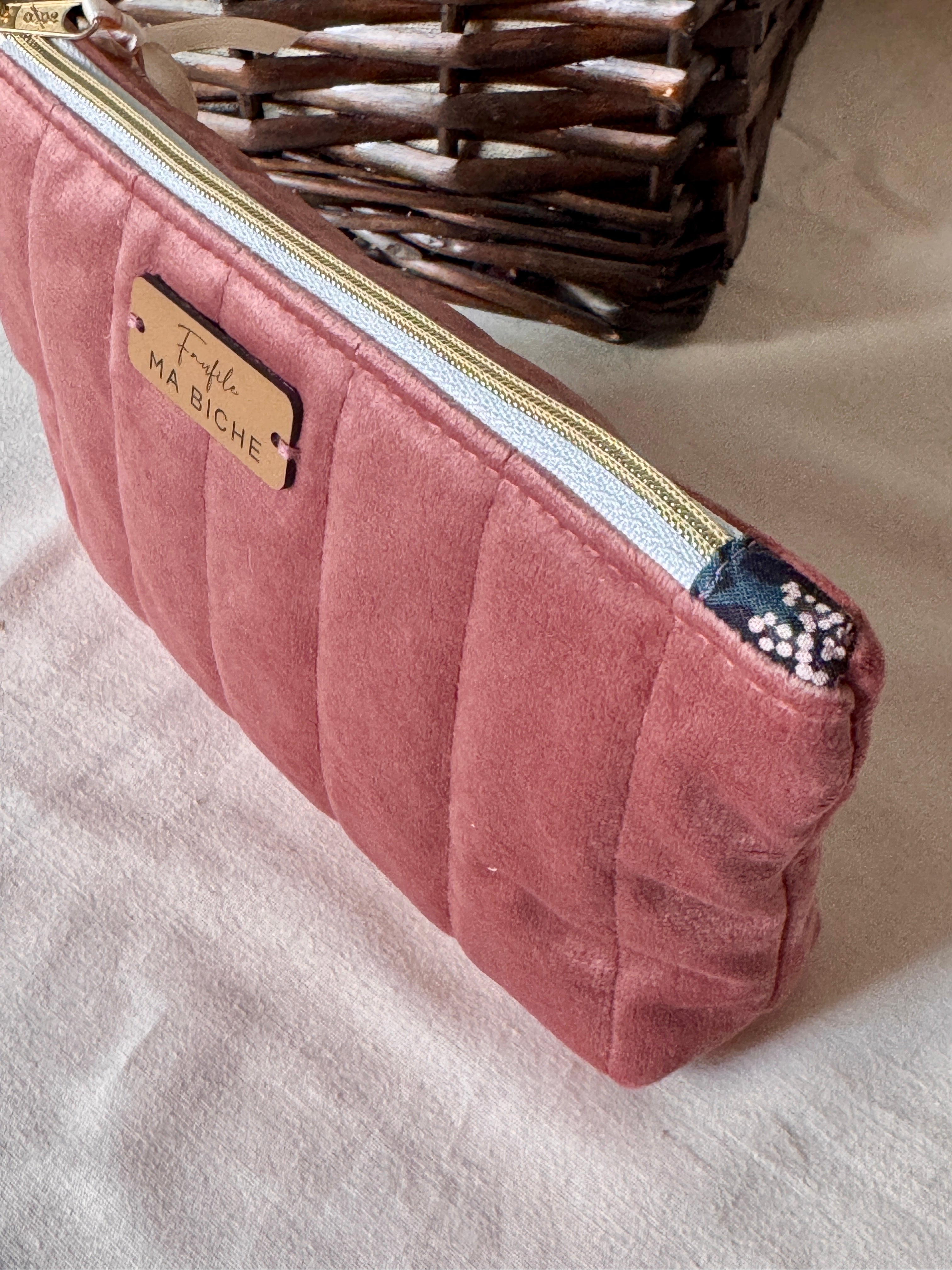 Trousse beauté Zanzibar - Rose poudré - Chic et à votre image